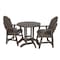 Highwood Usa Hamilton 3pc Round Counter Height Outdoor Patio Furniture Dining Set AD-CNA36-ACE - alternate 1